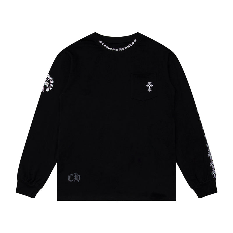 Chrome Hearts Men's Long-Sleeve  Sweatshirt K9010