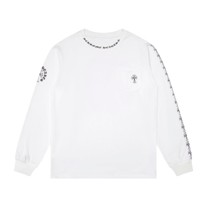 Chrome Hearts Men's Long-Sleeve  Sweatshirt K9010