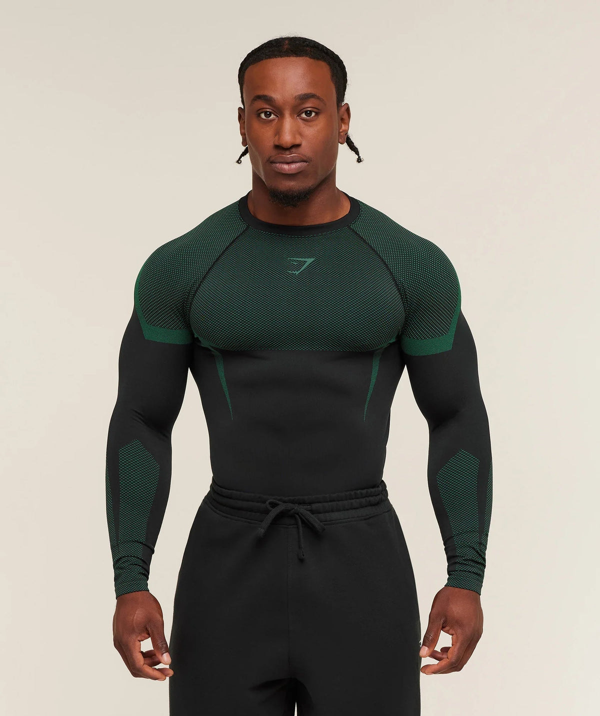 GYMSHARK/ONYX5 Long-Sleeve Compression Training Shirt